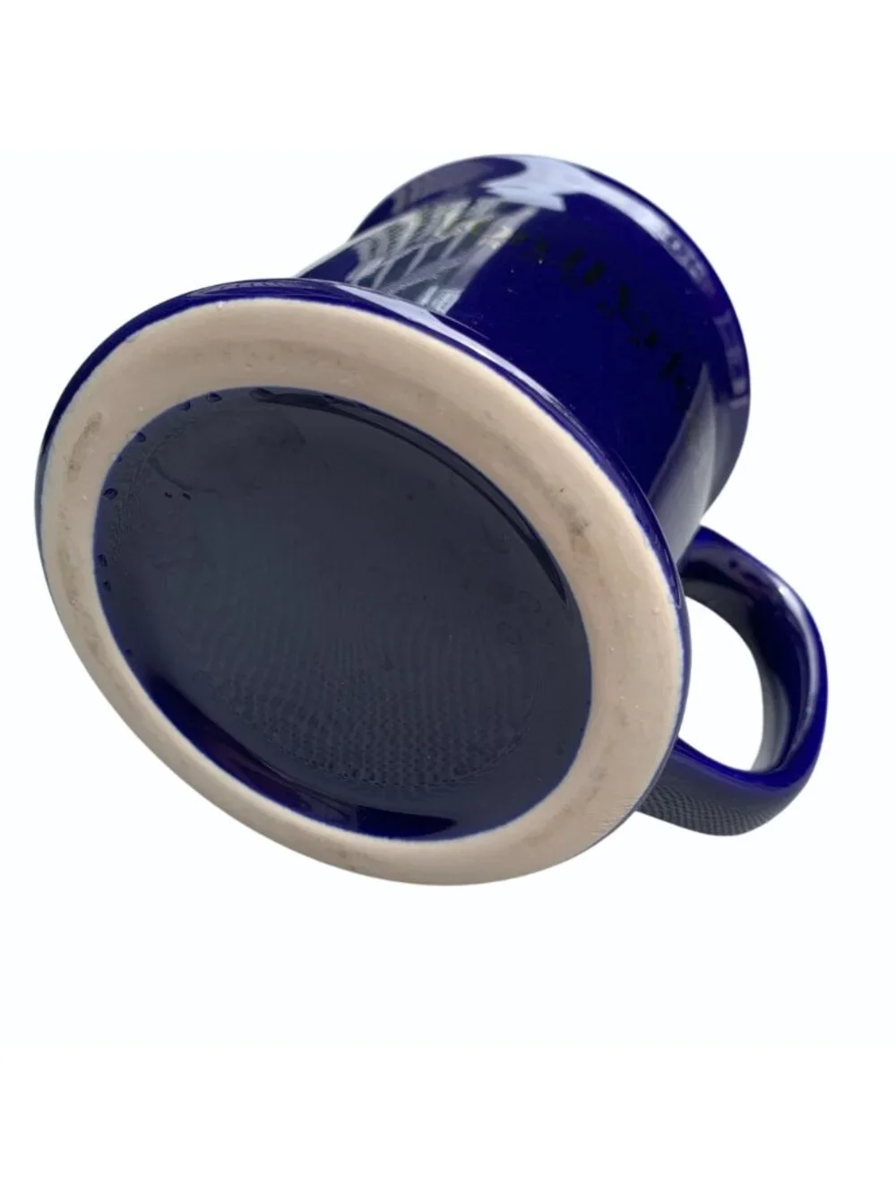 WordPerfect Corporation Blue Mug Gold Trim Vintage Dead Tech